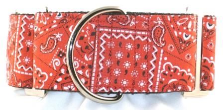 Bandana Red dog collar #2