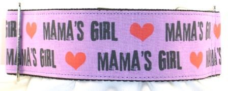 Mamas Girl Purple dog collar #6