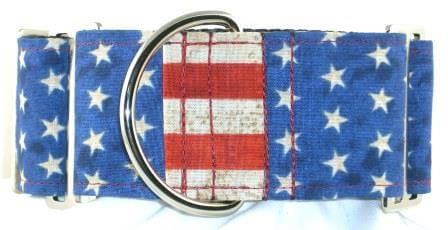 Rustic Stars and Stripes dog collar #7