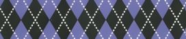 Argyle Purple dog collar