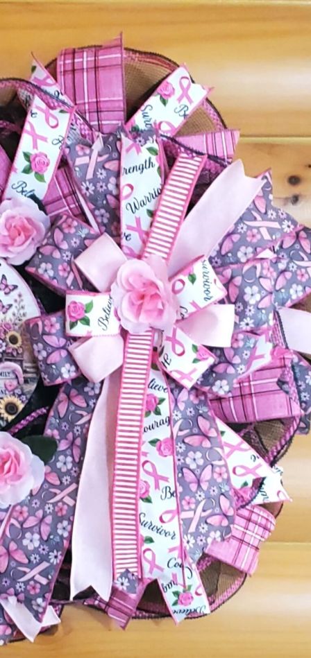 Stronger Than Cancer Wreath #4