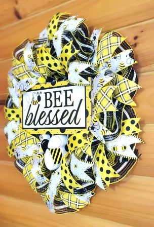 Bee Blessed BumbleBee Wreath #2