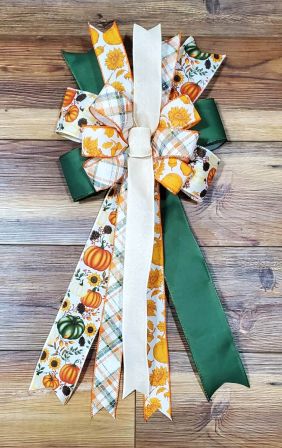 Bead Grass Wreath with Optional Bow #18