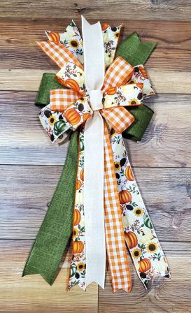 Bead Grass Wreath with Optional Bow #19