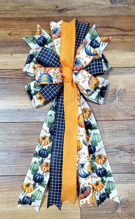 Bead Grass Wreath with Optional Bow #20