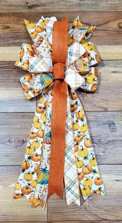 Bead Grass Wreath with Optional Bow #21