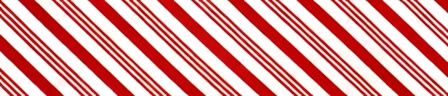 Candy Cane Stripes dog collar
