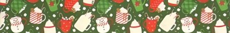 Christmas Cocoa dog collar #2