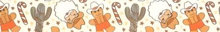 Cowboy Christmas dog collar #2