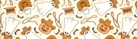 Cowboy Halloween dog collar #3