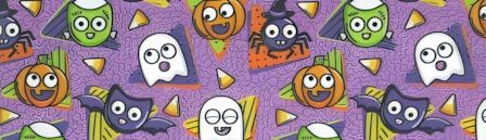 Creepy Crew Purple dog collar #3