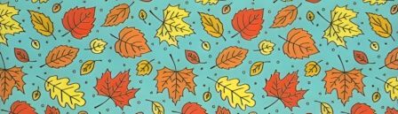 Doodle Leaves Teal dog collar #3