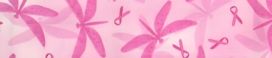 Dragonflies and Pink Ribbons dog collar