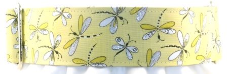 Dragonflies Yellow dog collar