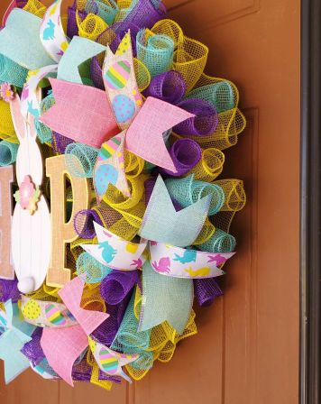 Easter Bunny Hop Wreath #3