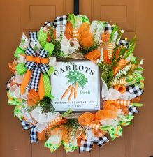 Easter Carrots Wreath