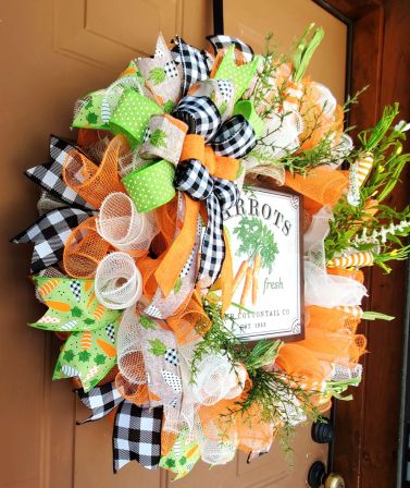 Easter Carrots Wreath #5