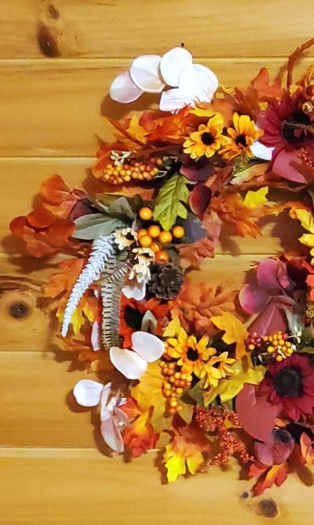 Fall Floral Wreath #5