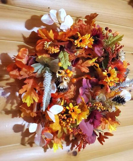 Fall Floral Wreath #3