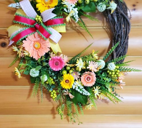 Gerber Daisies Wreath #3