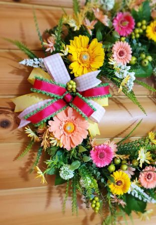 Gerber Daisies Wreath #4