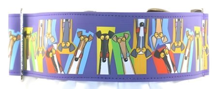 Greyhound Multiheads dog collar #2