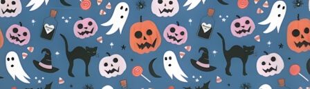 Halloween Fright Night dog collar #3