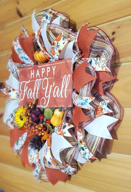 Happy Fall Yall Wreath #2