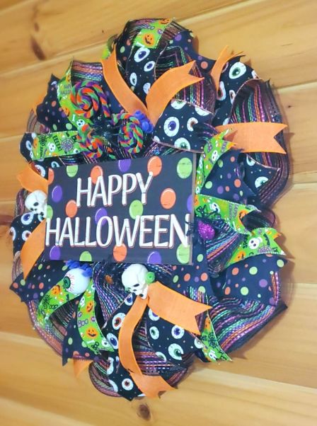 Happy Halloween Wreath #2