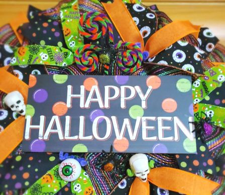 Happy Halloween Wreath #4