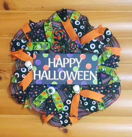 Happy Halloween Wreath