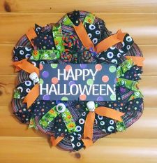 Happy Halloween Wreath