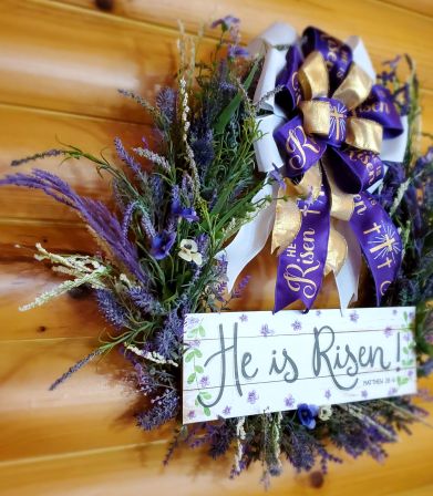 He is Risen Wreath #3