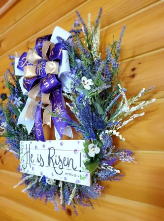 He is Risen Wreath #2