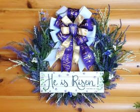 He is Risen Wreath