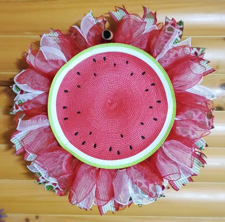 Hello Summer Watermelon Wreath #7