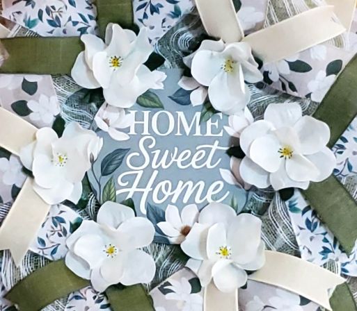 Home Sweet Home Magnolia Wreath #4