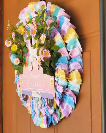 Hoppy Easter Wreath #2