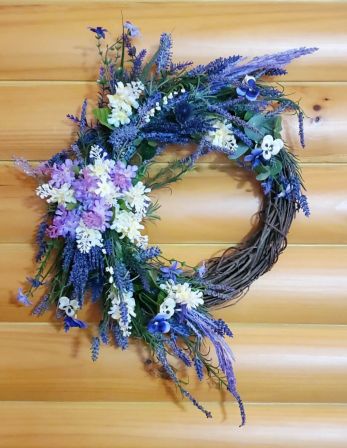 Lavender Wreath