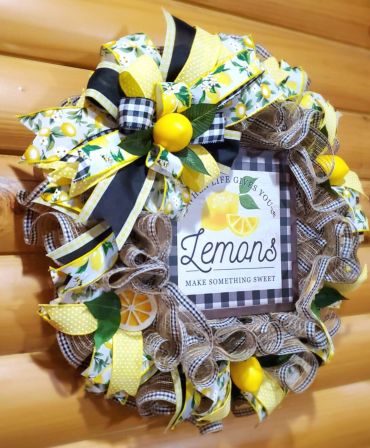 Lemons Wreath #3