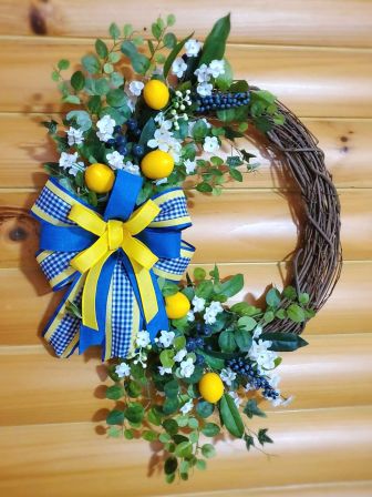 Lemon Wreath #6
