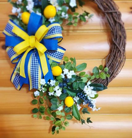 Lemon Wreath #4