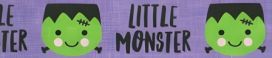 Little Monster Frankenstein dog collar