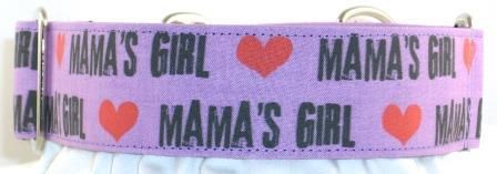 Mamas Girl Purple dog collar #2