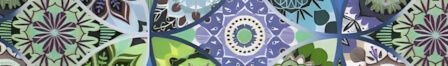 Moroccan Bazaar Purple dog collar #3