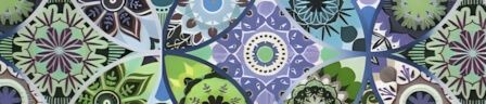 Moroccan Bazaar Purple dog collar