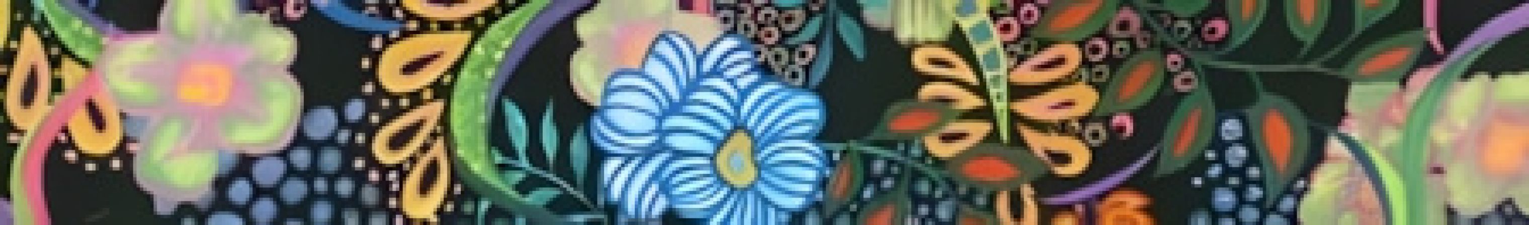 Night Bloom dog collar #2