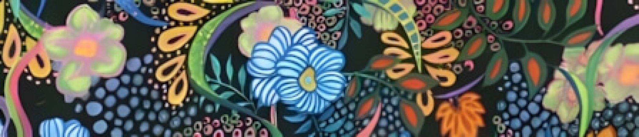 Night Bloom dog collar