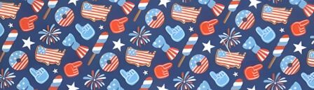 Patriotic Celebration dog collar #3