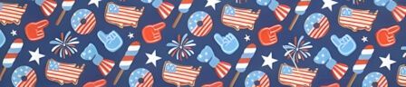 Patriotic Celebration dog collar
